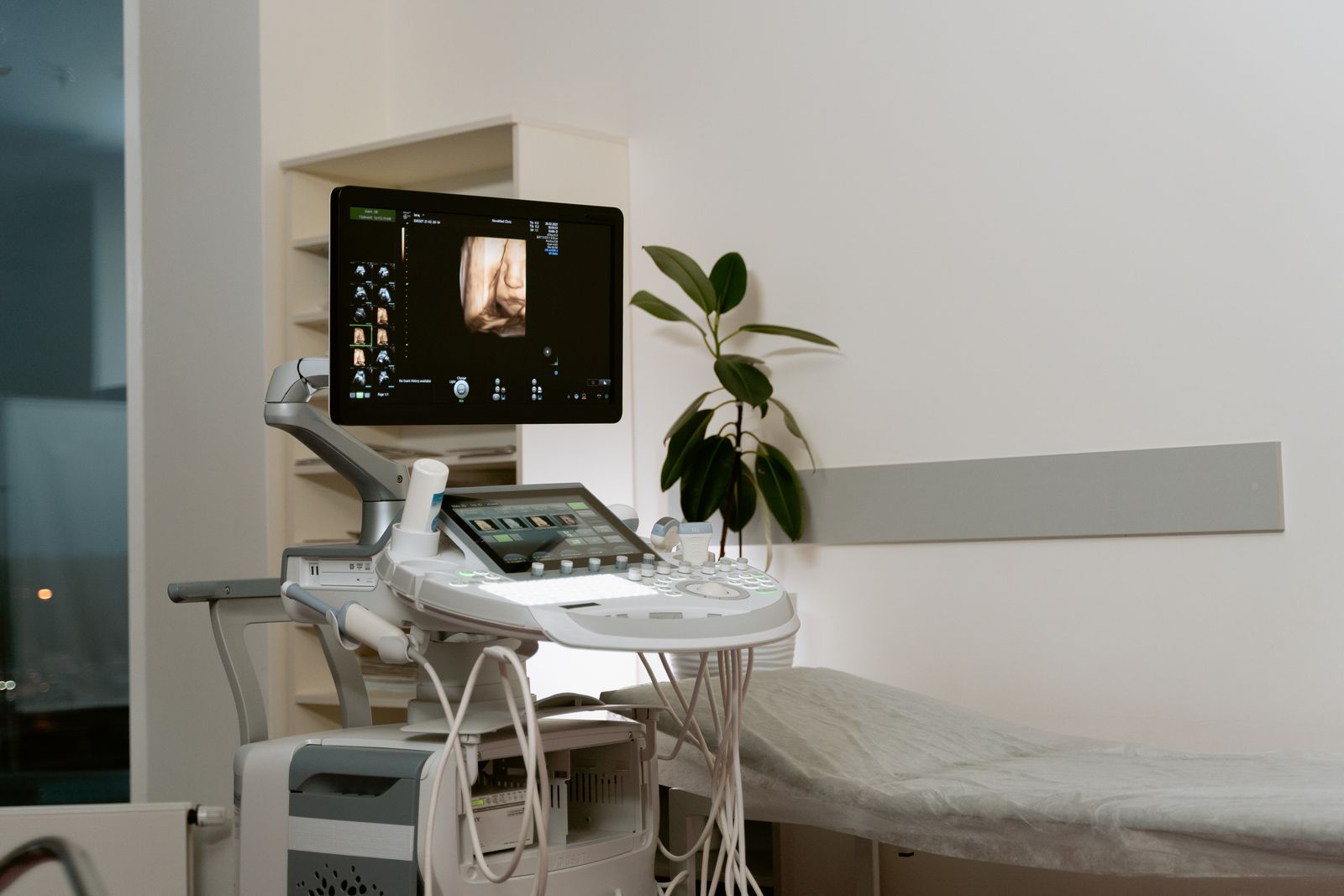 Modern medical ultrasound machine imported for an Ethiopian hospital