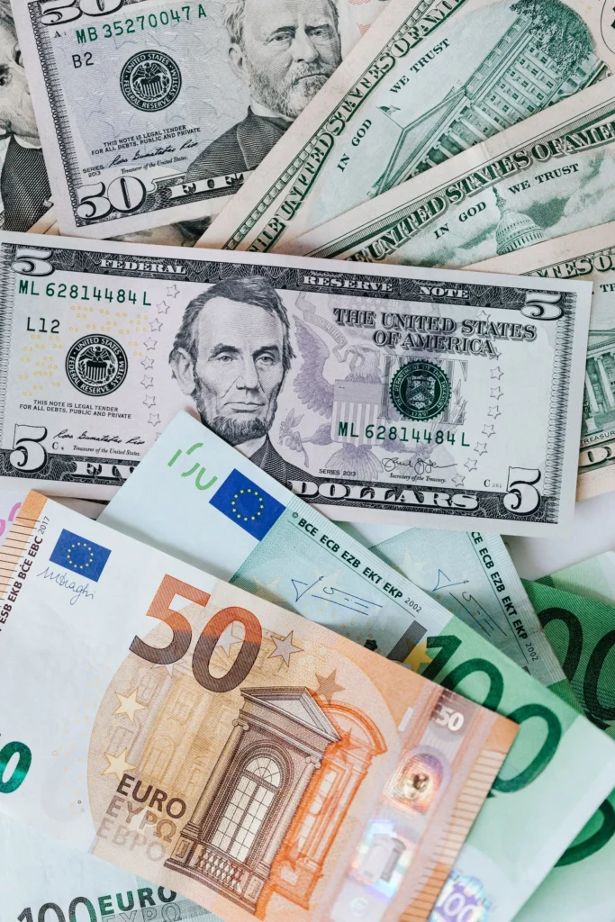 US dollar and euro banknotes, the hard currency Ethiopian importers need to buy medicine